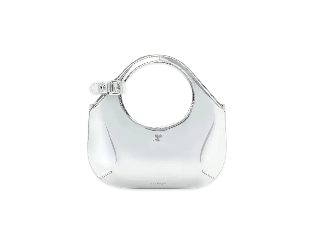 Courreges Mini Holy Mirror Effect Bag "Mirror"