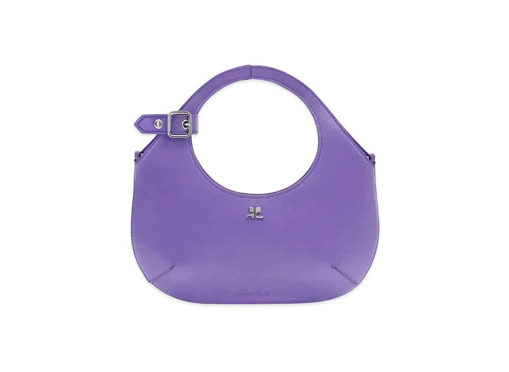 Courreges Mini Holy Leather Bag "Pure Purple"