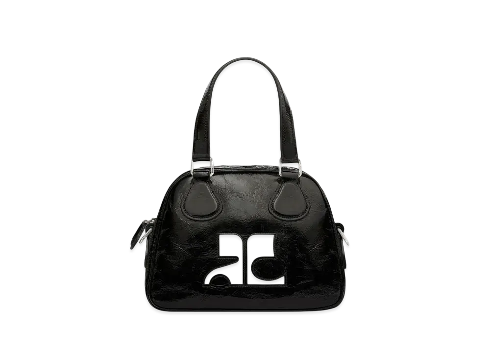 Courreges Reedition Mini NaplACk Bag "Black"