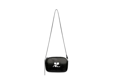 Courreges Reedition Naplack Camera Bag "Black"
