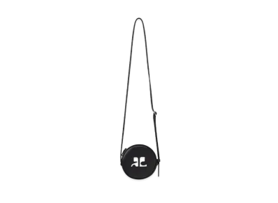 Courreges Reedition Leather Circle Bag "Black"