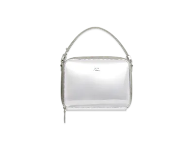 Courreges Cloud Chained Mirror Bag "Silver"