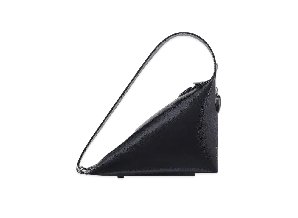 Courreges Naplack Leather One Bag "Black"