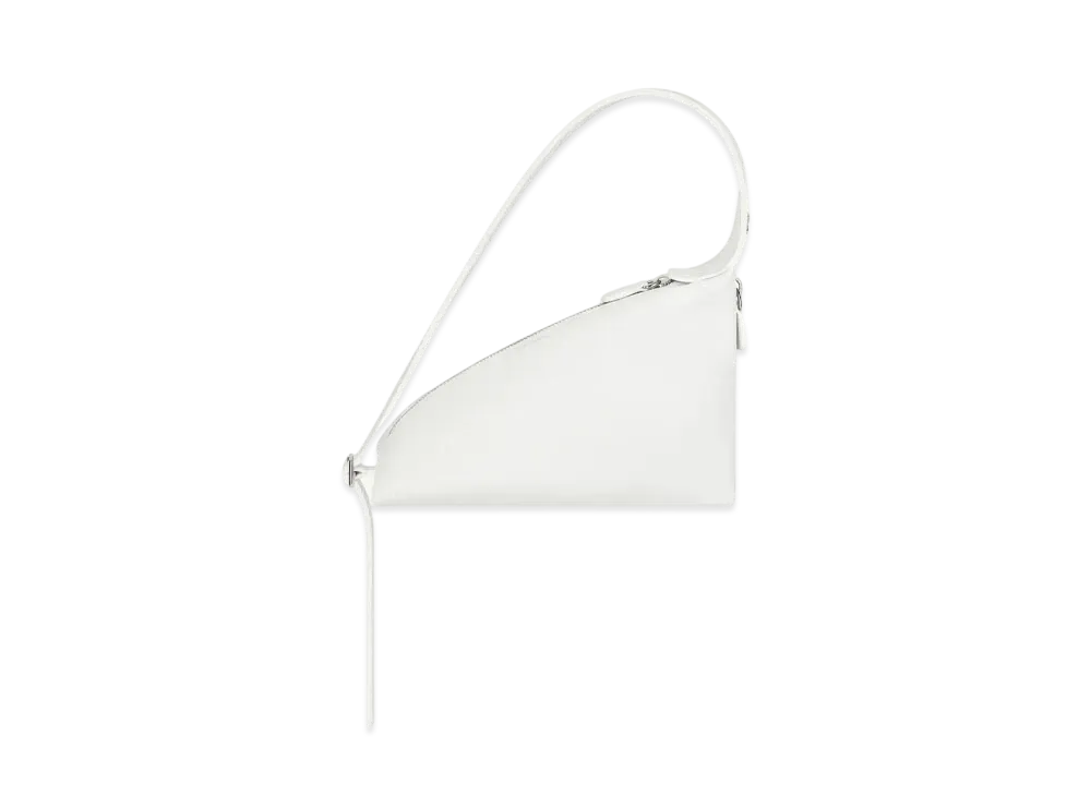 Courreges Leather One Bag "Heritage White"