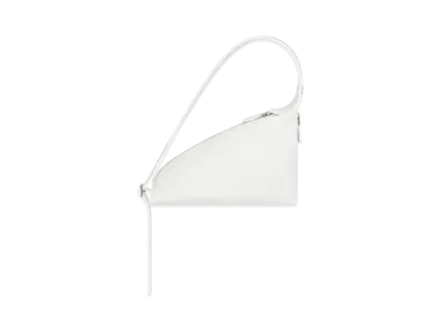 Courreges Leather One Bag "Heritage White"