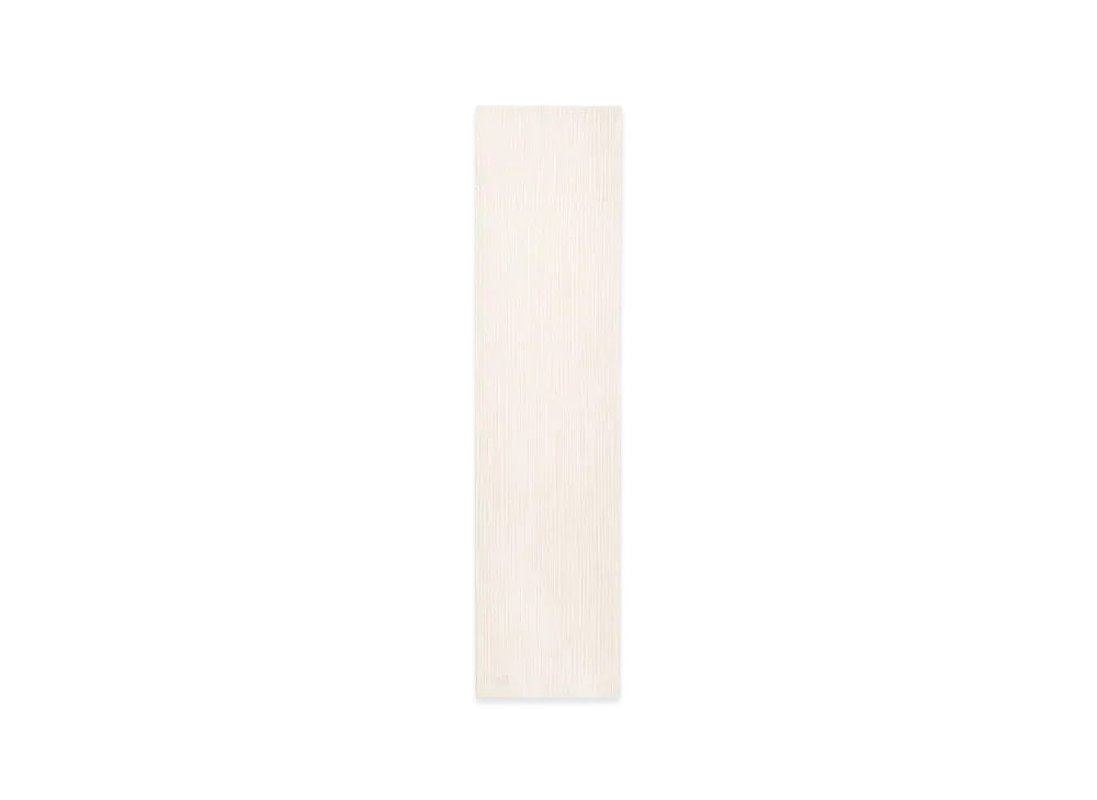 Courreges Ribbed Wool Scarf "Naturai Beige"