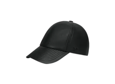 Courreges Signature AC Leather Cap "Black"