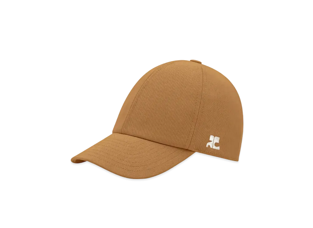 Courreges Signature AC Cotton Cap "Toffee"