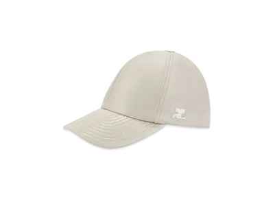 Courreges Reedition Vinyl Cap "Mastic Grey"