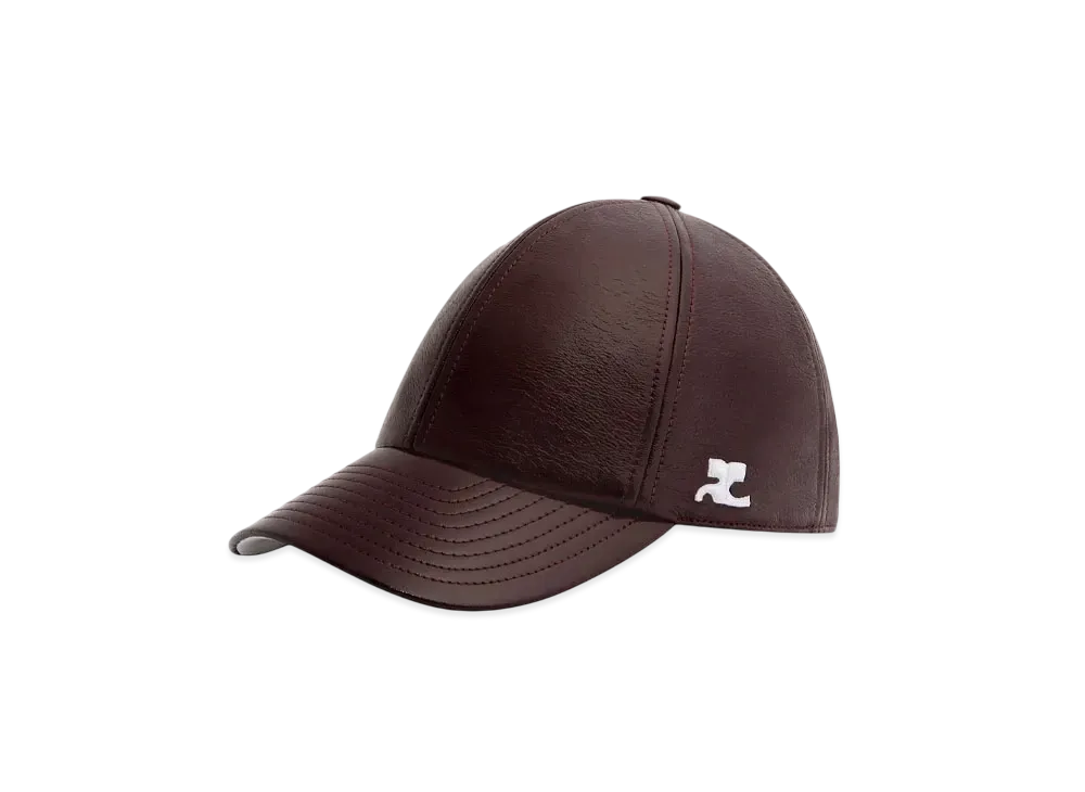 Courreges Reedition Vinyl Cap "Burgundy"