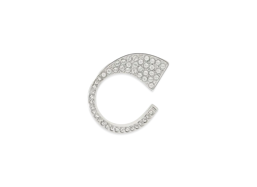 Courreges One Strass Ring "Silver"