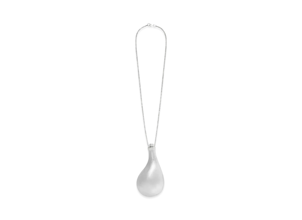 Courreges Liquid Metal Necklace "Silver"