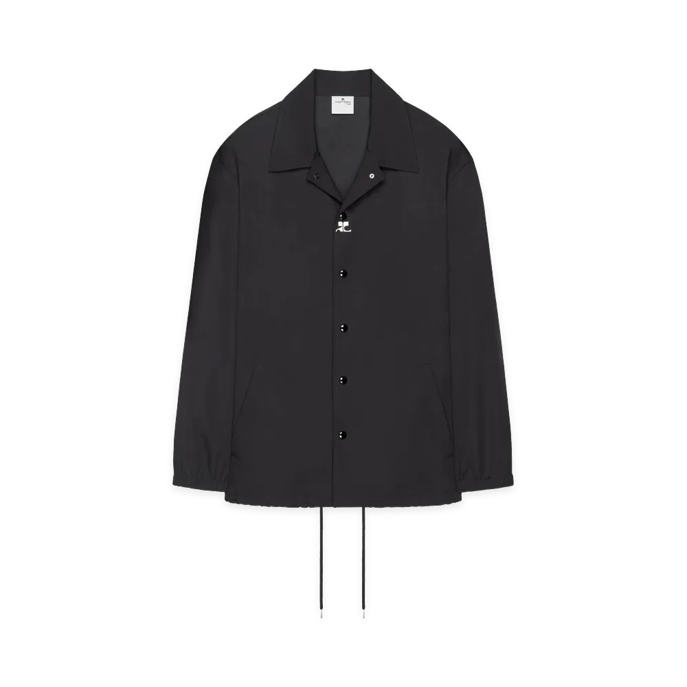 Courreges Printed Coach Jacket "Black"