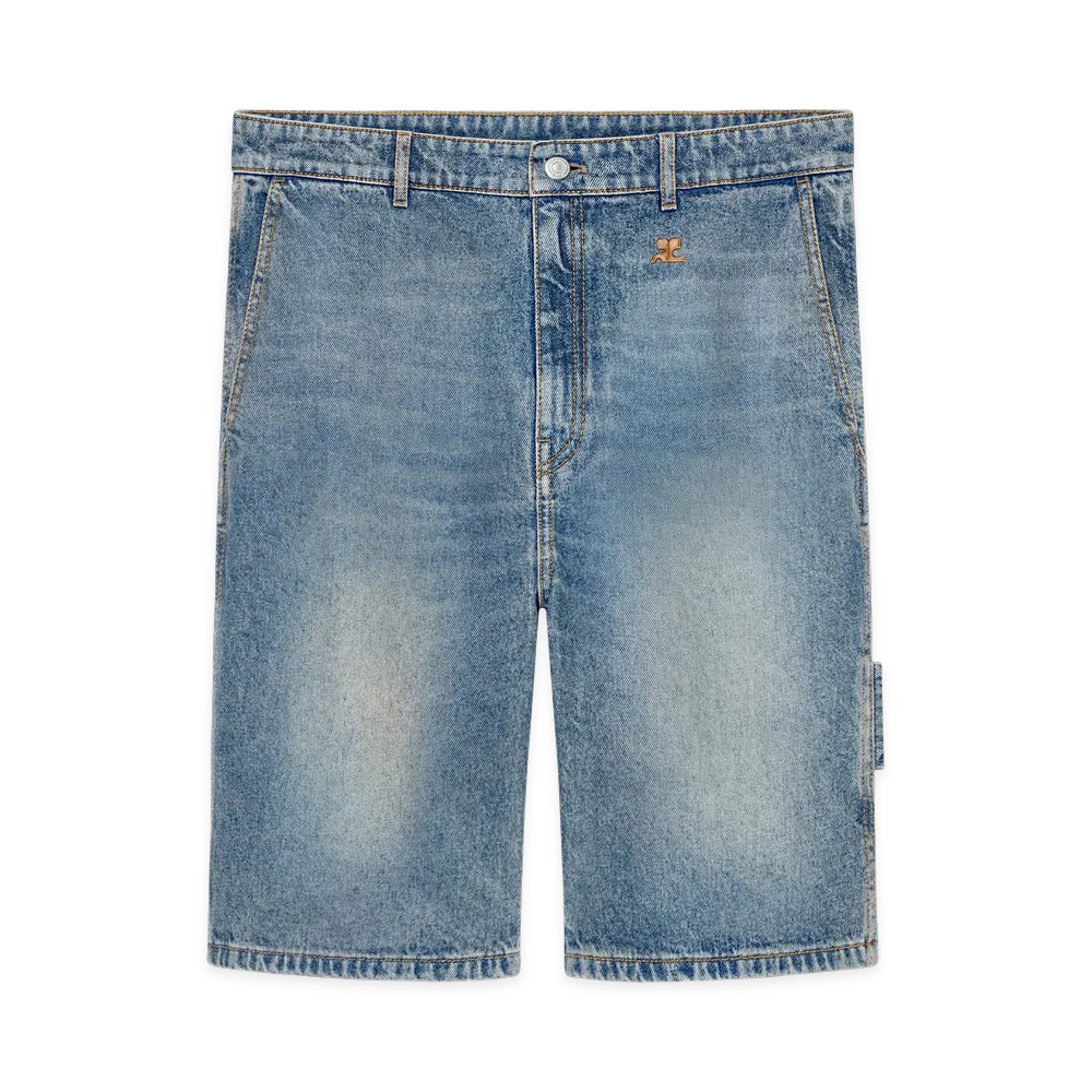 Courreges Shorts "Denim Blue"