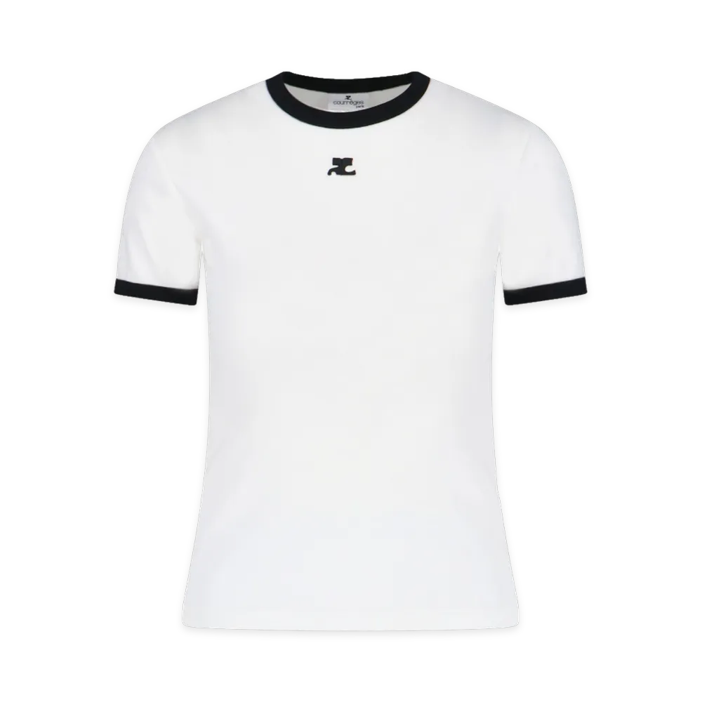 Courreges Women's Reedition T-Shirts "White"