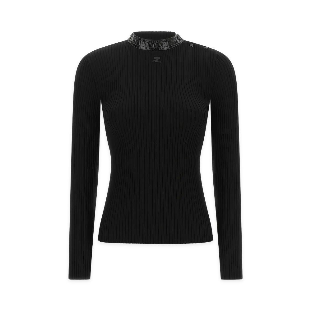 Courreges Women's Sweater "Black"
