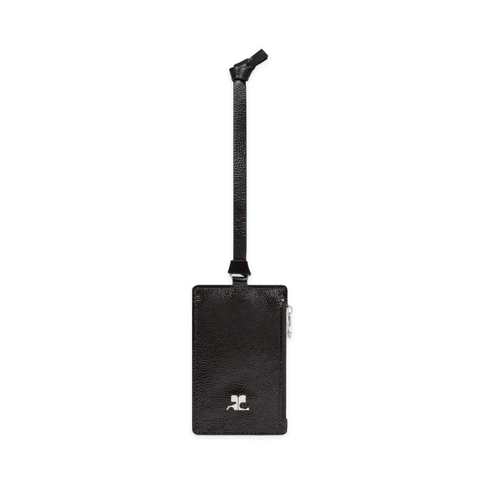 Courreges Women's Naplack Card Holder "Black"