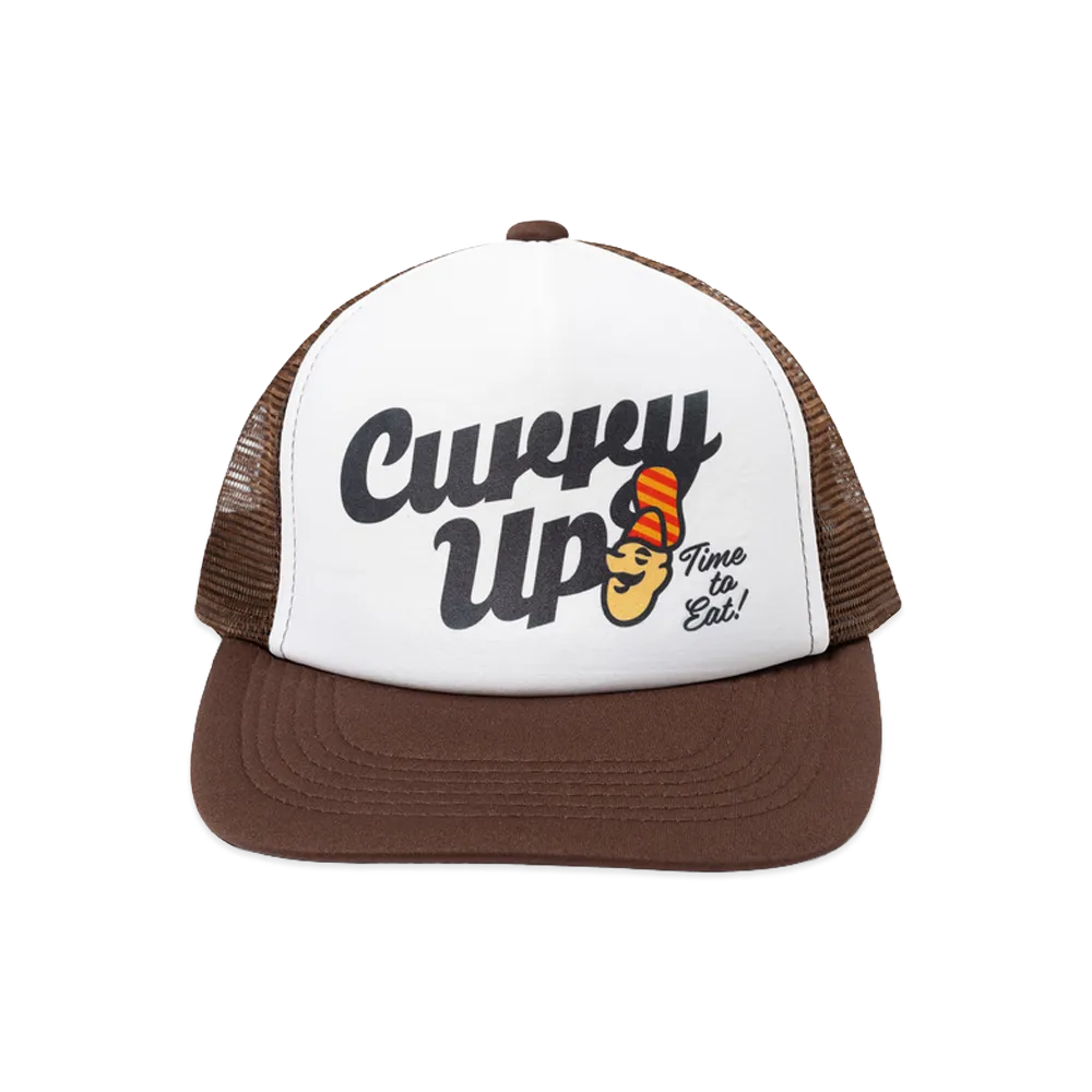 CURRY UP Mesh Cap "Brown"