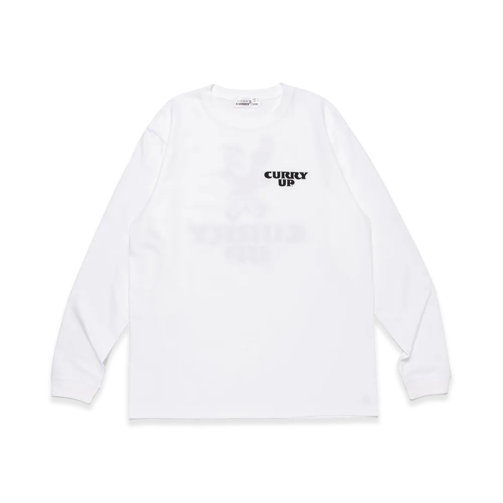 CURRY UP L/S T-Shirt "White"