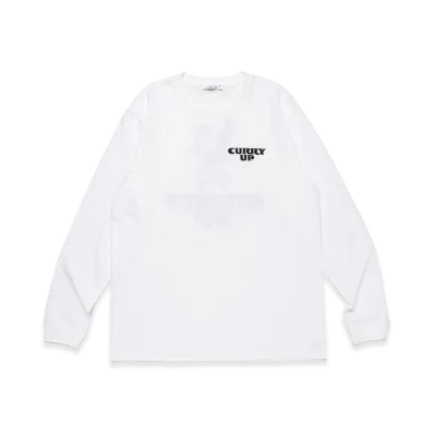 CURRY UP L/S T-Shirt "White"