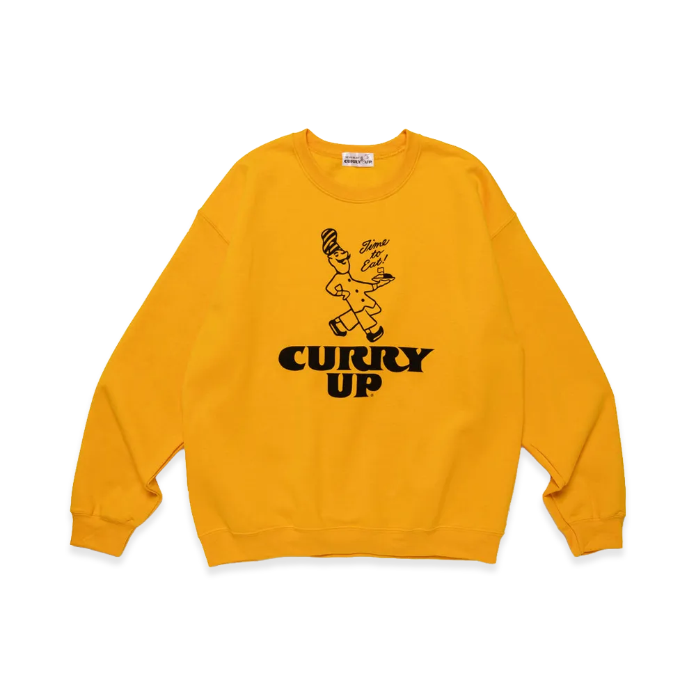 CURRY UP Sweatshirt "Orange"
