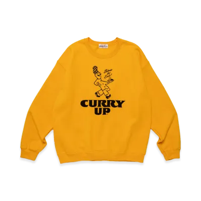 CURRY UP Sweatshirt "Orange"