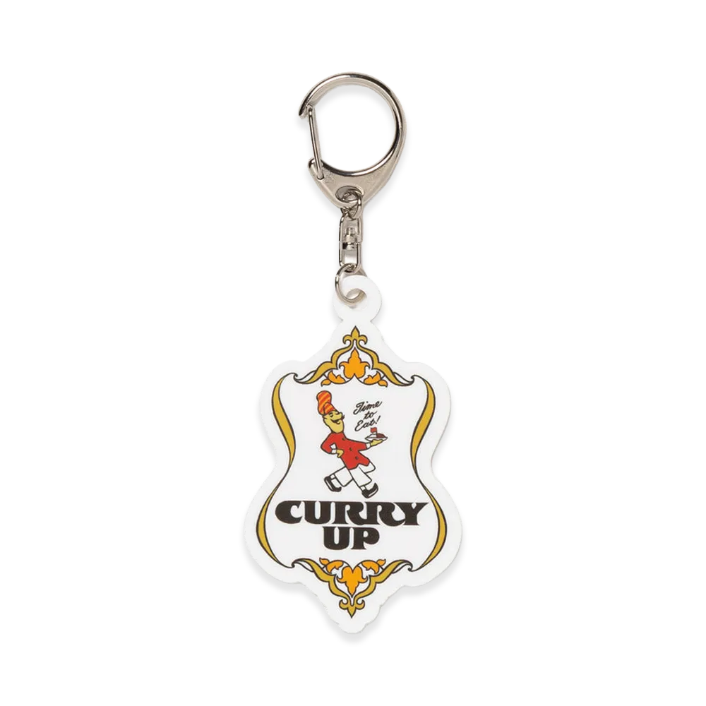 CURRY UP Key Charm "Clear"