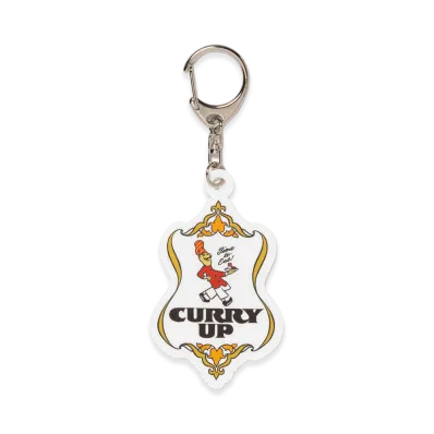 CURRY UP Key Charm "Clear"