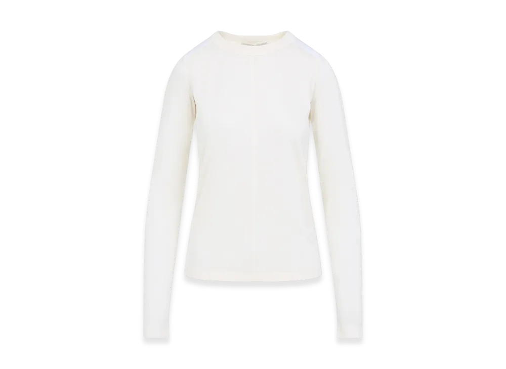 PHOEBE PHILO Crewneck Long Sleeve Tee "Ivory"