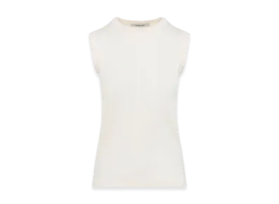 PHOEBE PHILO Ultrafine Tank Top "Ivory"