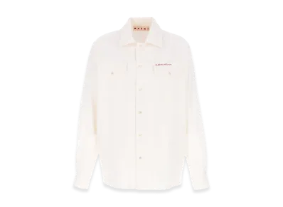 MARNI 'Tropical 'Wool' Shirt "White"