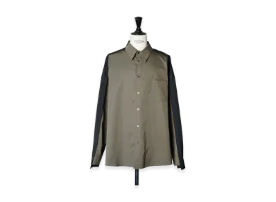 MARNI Bicolor Shirts "Khaki/Black"