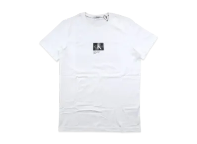 Calvin Klein Jeans Landscape Box Back Graphic T-Shirt "Bright White"