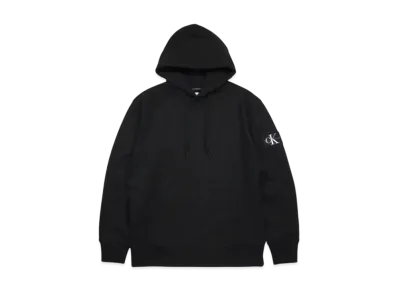 Calvin Klein Jeans Monogram Logo Sleeve Badge Hoodie "CK Black"