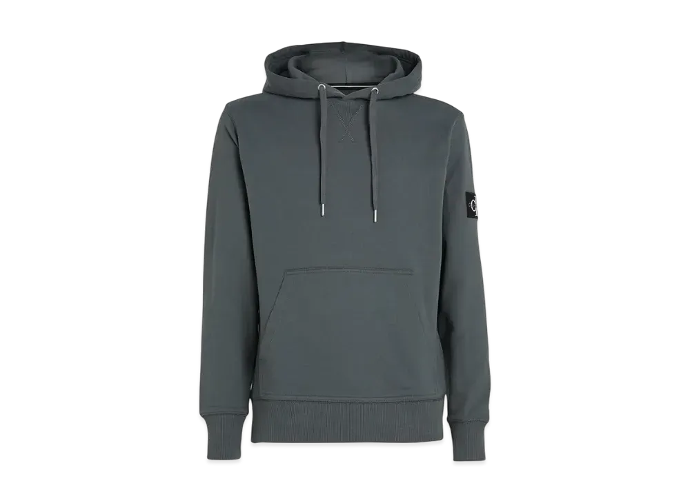 Calvin Klein Jeans Monogram Logo Sleeve Badge Hoodie "Endless Grey"