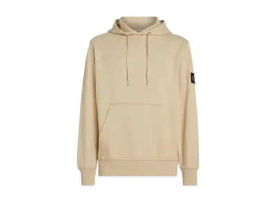 Calvin Klein Jeans Monogram Logo Sleeve Badge Hoodie "Pale Khaki"