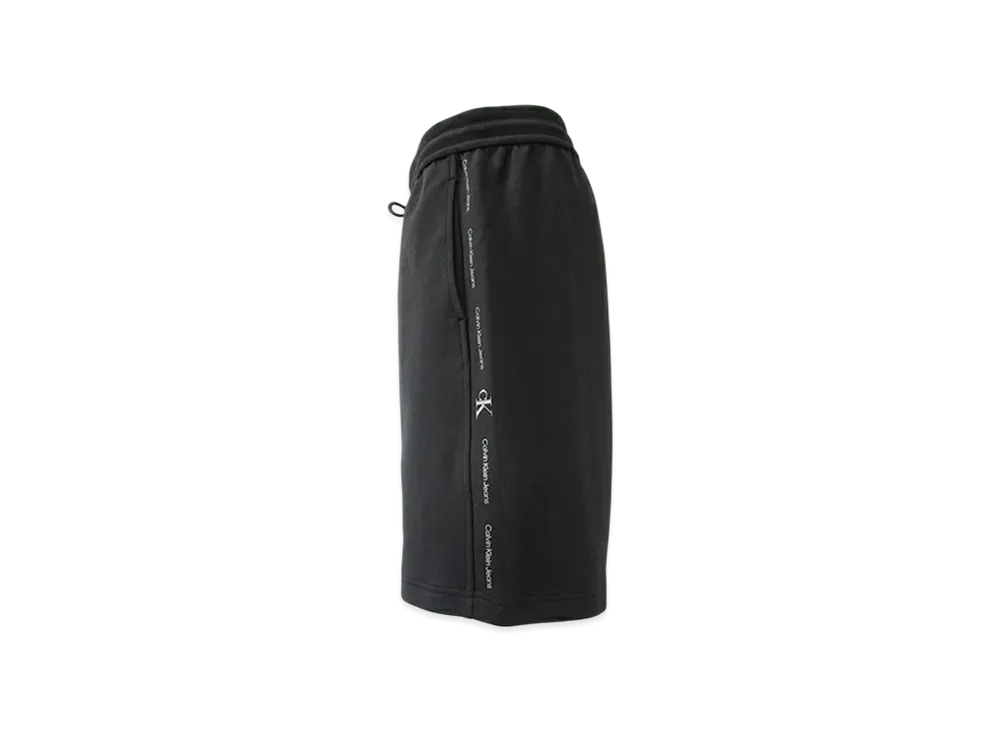 Calvin Klein Jeans Logo Repeat Sweat Shorts "CK Black"