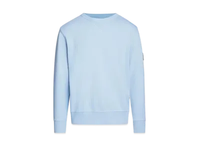 Calvin Klein Jeans Washed Monogram Logo Sleeve Badge Crew Neck Sweatshirt "Faded Denim"