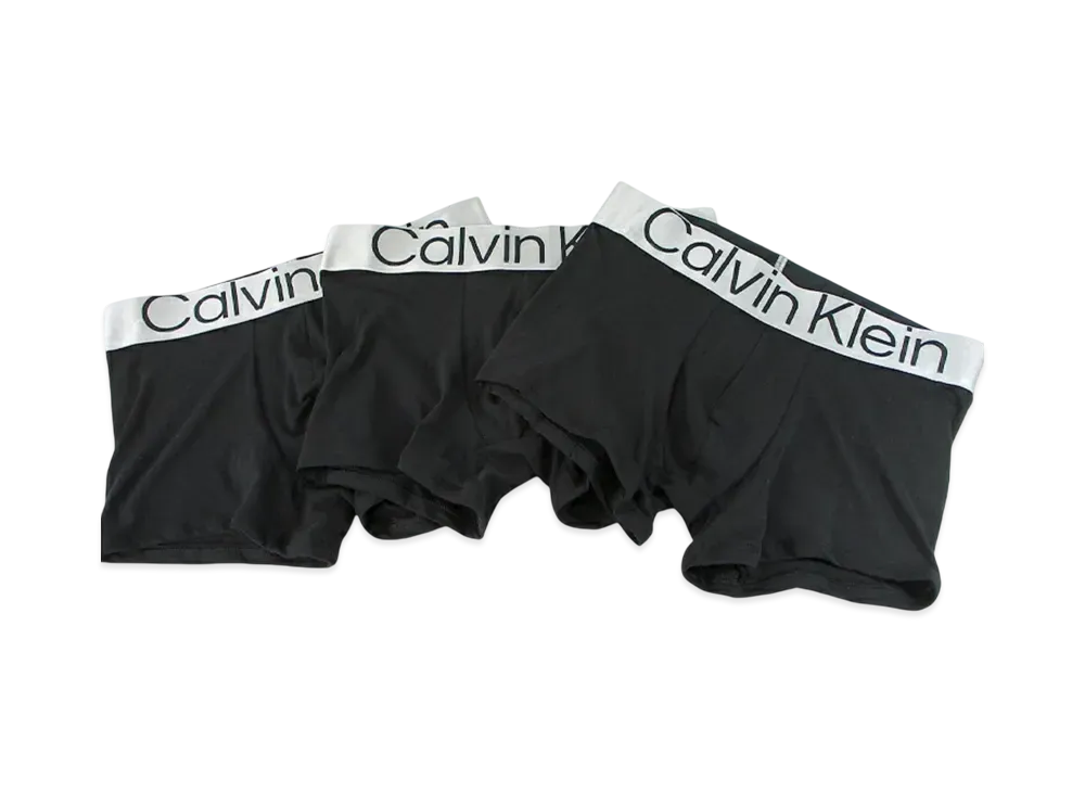 Calvin Klein 3 Pieces Cotton Stretch Boxer Shorts "Black"