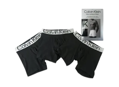 Calvin Klein 3 Pieces Cotton Stretch Boxer Shorts "Black"