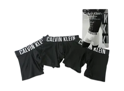 Calvin Klein 3 Pieces Cotton Stretch Boxer Shorts "Black"