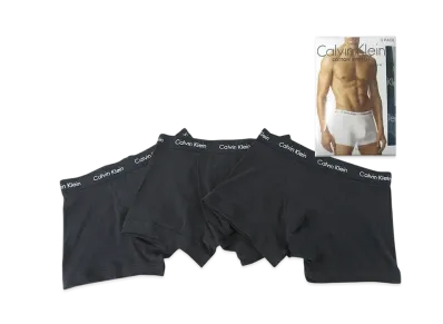 Calvin Klein 3 Pieces Cotton Stretch Boxer Shorts "Black"