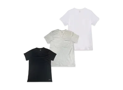 Calvin Klein Cotton V Neck T-Shirt "Black/White/Gray"