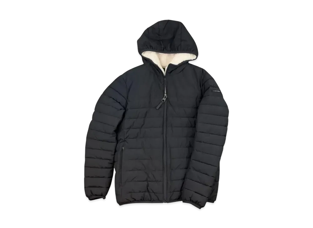 Calvin Klein Padded Boa Jacket "Black"