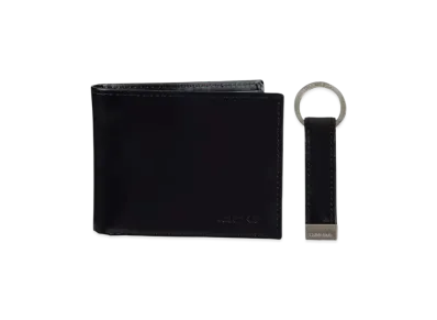 Calvin Klein Wallet With Key Ring and Coin Purse "Black"