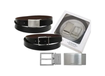 Calvin Klein Belt Reversible With Box "Black/Brown"