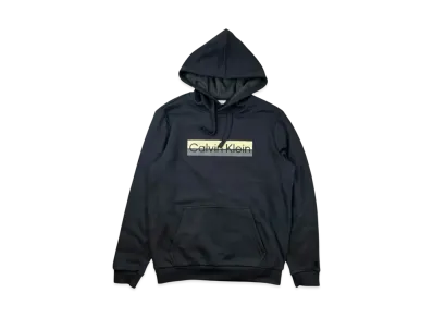 Calvin Klein Two Tone Standard Log Boxed PO Hoodie "Black"