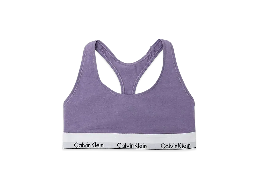 Calvin Klein Modern Cotton Lightly Lined Bralette "Purple"
