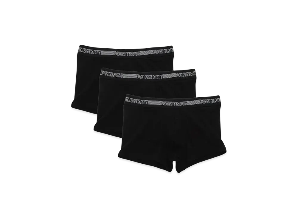 Calvin Klein Logo Cotton Stretch Boxer Shorts Set of 3 "Black"