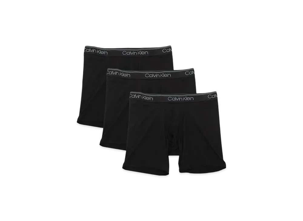 Calvin Klein Logo Stretch Boxer Shorts Set of 3 "Black"